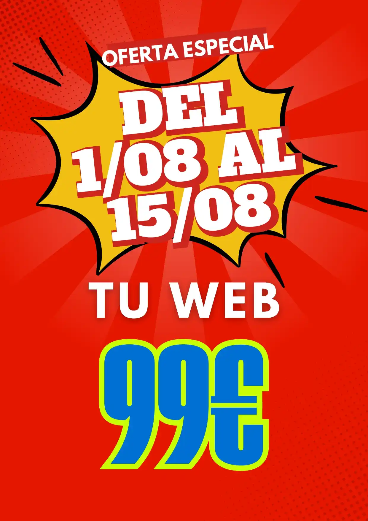Oferta Landing Page 99 Euros